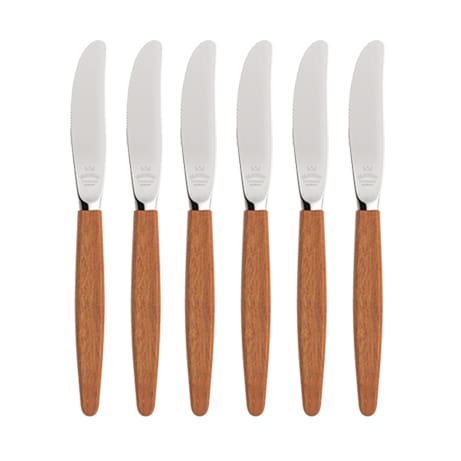 Skaugum kniv 6-pack Ecco Teak - undefined - Skaugum of Norway