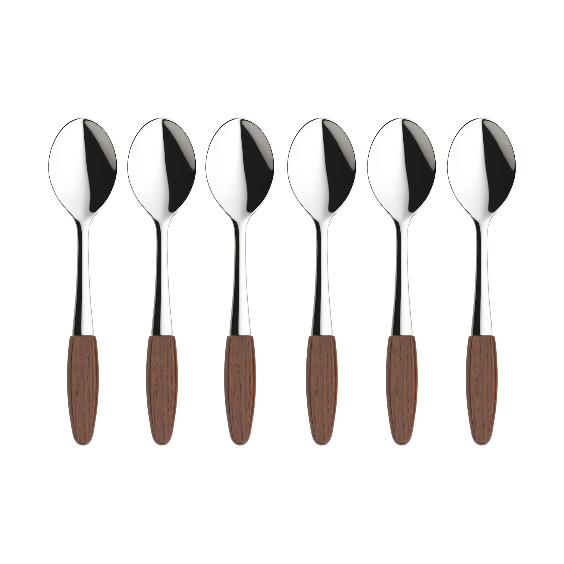 Skaugum tesked 6-pack Ecco Teak,  Skaugum of Norway