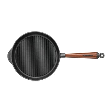 Skeppshult grillpanna med trähandtag - 25 cm - Skeppshult Gjutjärn