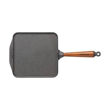 Skeppshult pannkakspanna fyrkantig - Trähandtag - Skeppshult Gjutjärn