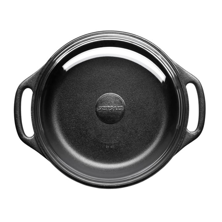 Skeppshult gryta rund med glaslock - 4 l - Skeppshult