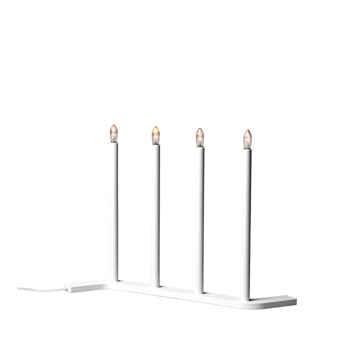 Advent RE adventsljusstake - vit, 4 ljus - SMD Design