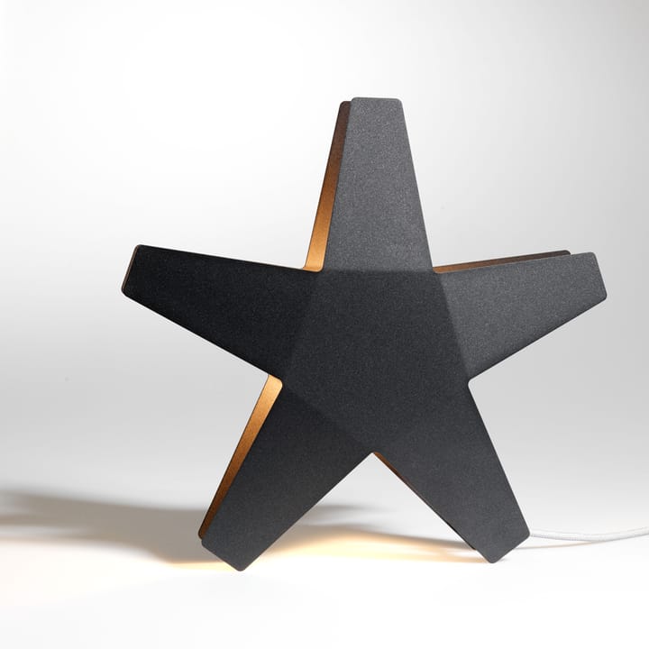 Advent Stjärna Adventsstjärna, grå, 40 cm, ljusgrå textilsladd SMD Design