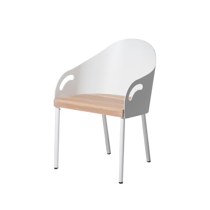 Brunnsviken stol - vit/ek - SMD Design
