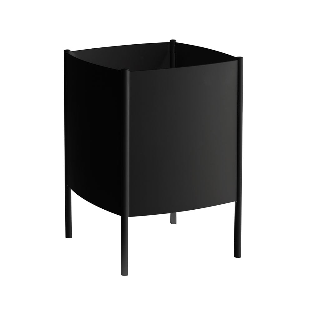 SMD Design Konvex Pot kruka Svart, stor 47 cm | Skandinavisk Design | Krukor | Svart