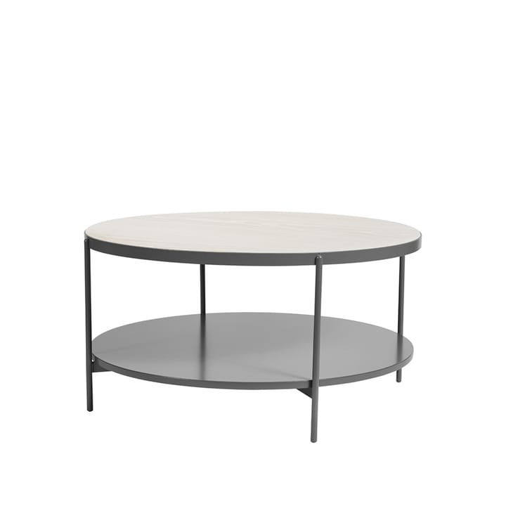 Lene soffbord - grå, vitpigmenterad askfanér - SMD Design