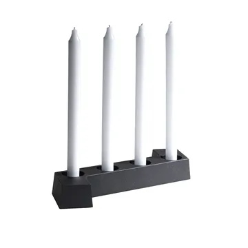 SMD adventsljusstake - Grå, 4 ljus - SMD Design