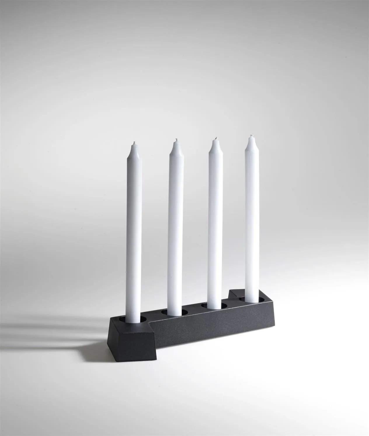 SMD adventsljusstake, Grå, 4 ljus SMD Design
