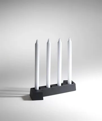 SMD adventsljusstake - Grå, 4 ljus - SMD Design