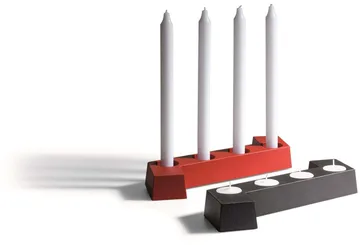 SMD adventsljusstake - Grå, 4 ljus - SMD Design