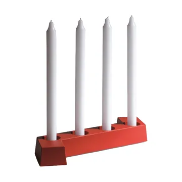 SMD adventsljusstake - Röd, 4 ljus - SMD Design