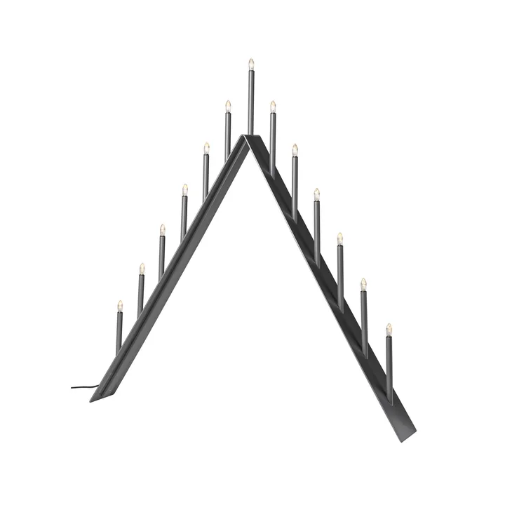 Spica 13 adventsljusstake - Grå - SMD Design