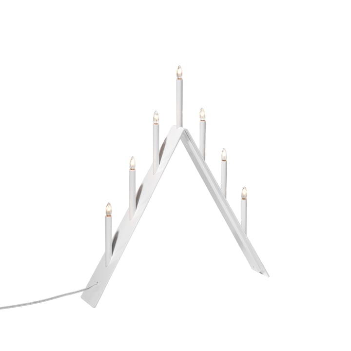 Spica 7 adventsljusstake, vit, led SMD Design