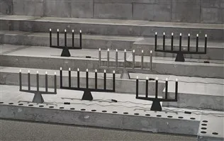 Spica adventsstjärna 40 cm, Vit-grå sladd SMD Design