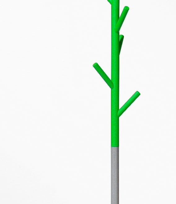 Sticks klädhängare - golv - grön-silver - SMD Design