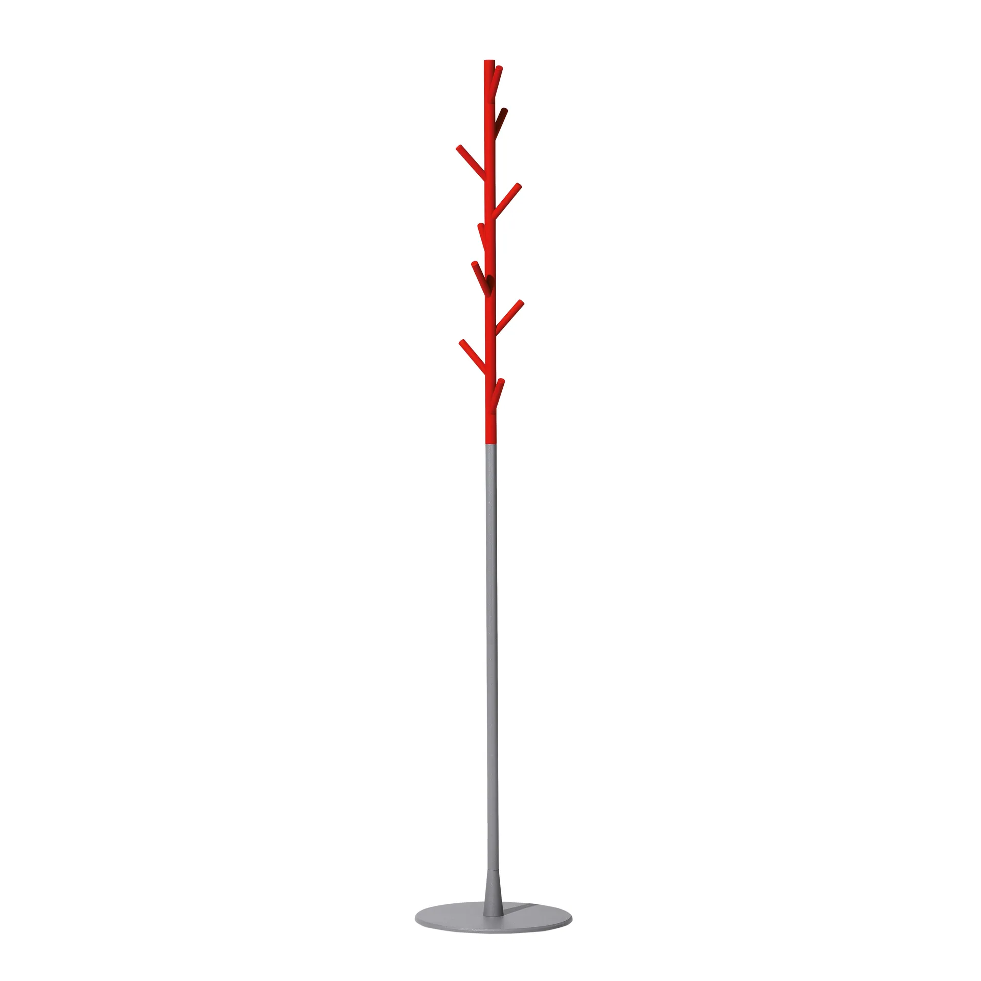 Sticks klädhängare - golv, röd-silver SMD Design