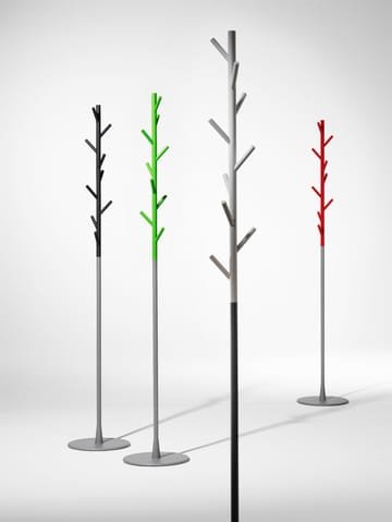 Sticks klädhängare - golv - röd-silver - SMD Design