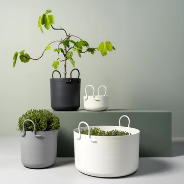 Tivoli 25 kruka - Mörkgrå, Ø25x30 cm - SMD Design