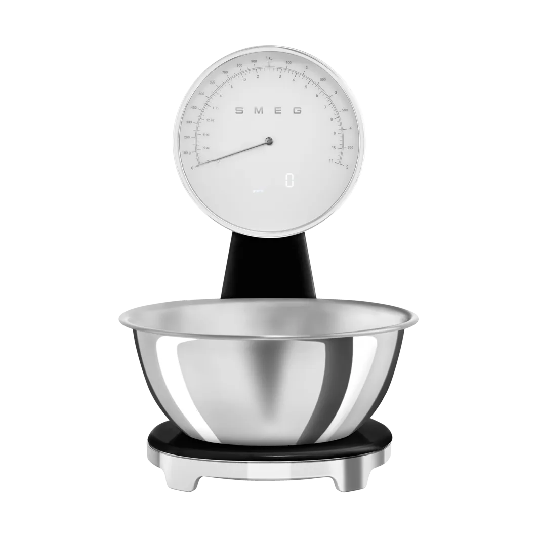 Smeg 50's Style analog köksvåg, Black Smeg