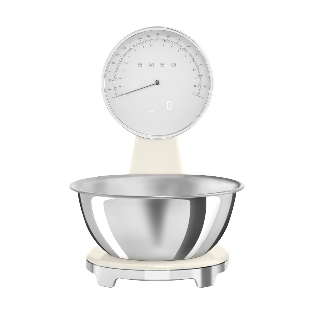 Smeg 50's Style analog köksvåg Creme | Skandinavisk Design | Matvågar | Vit