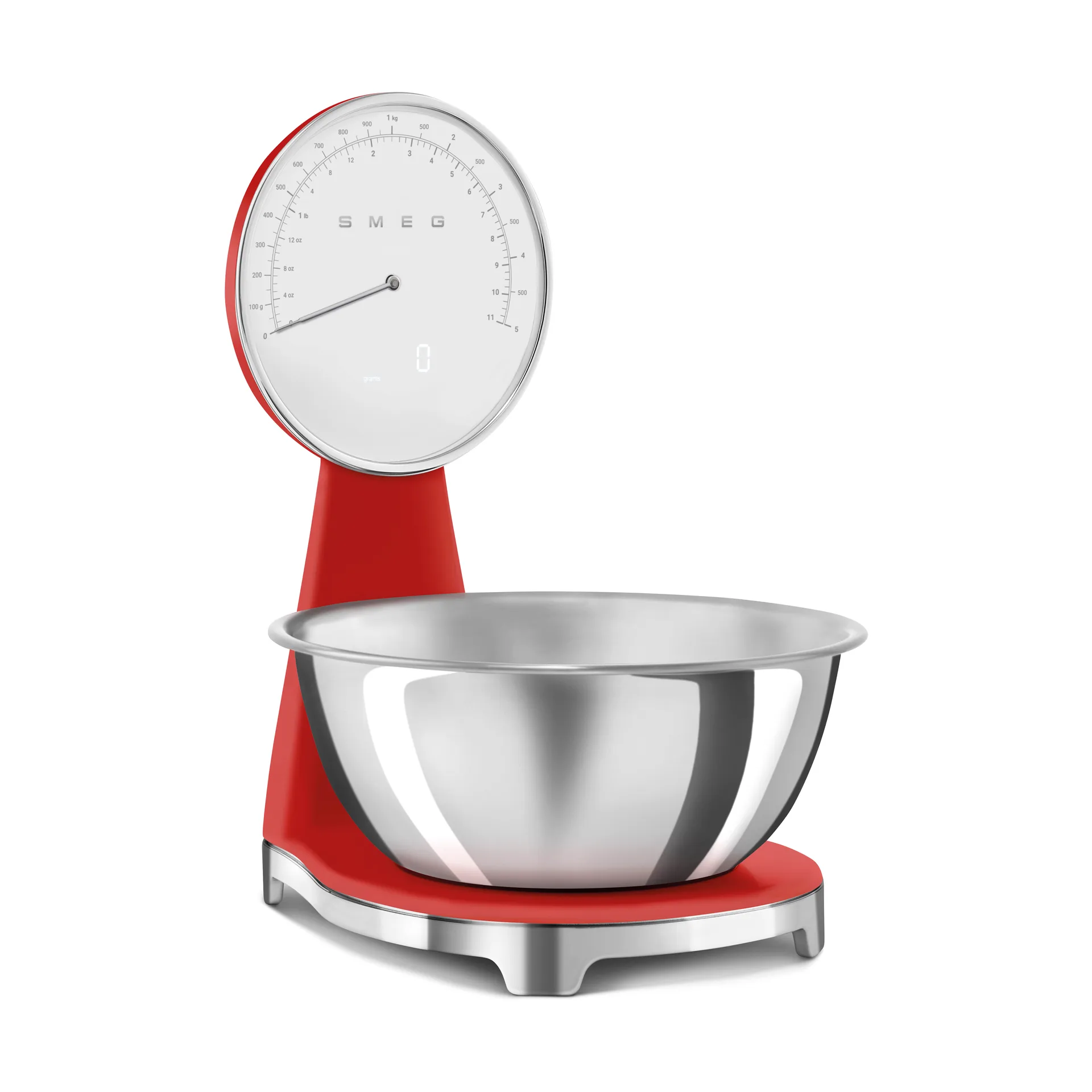 Smeg 50's Style analog köksvåg, Red Smeg