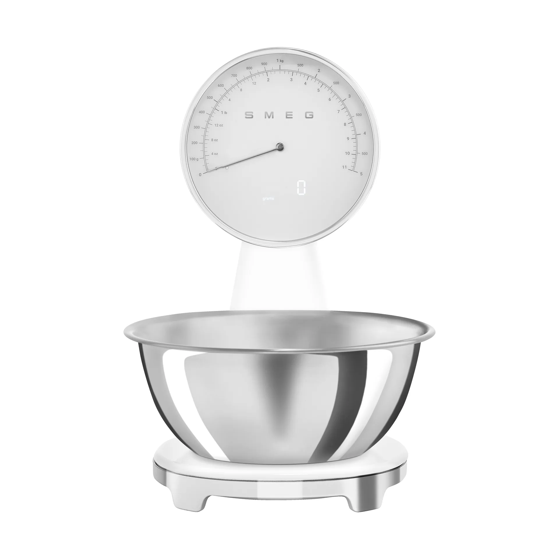 Smeg 50's Style analog köksvåg, White Smeg