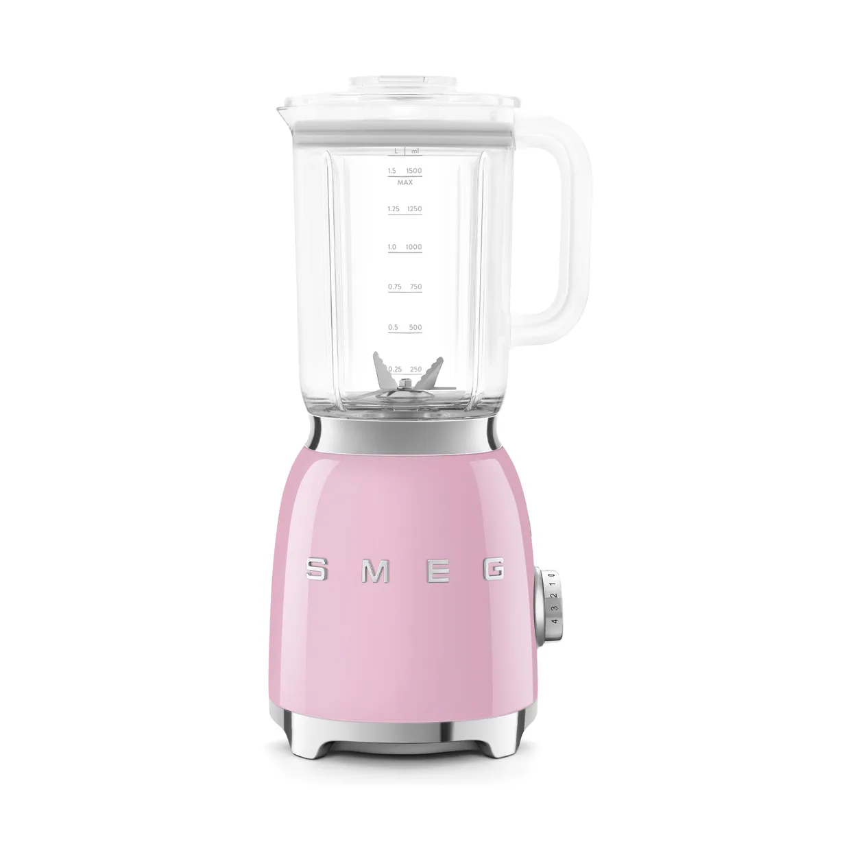 Smeg 50's Style blender 800 watt Pastellrosa | Skandinavisk Design | Blenders | Rosa