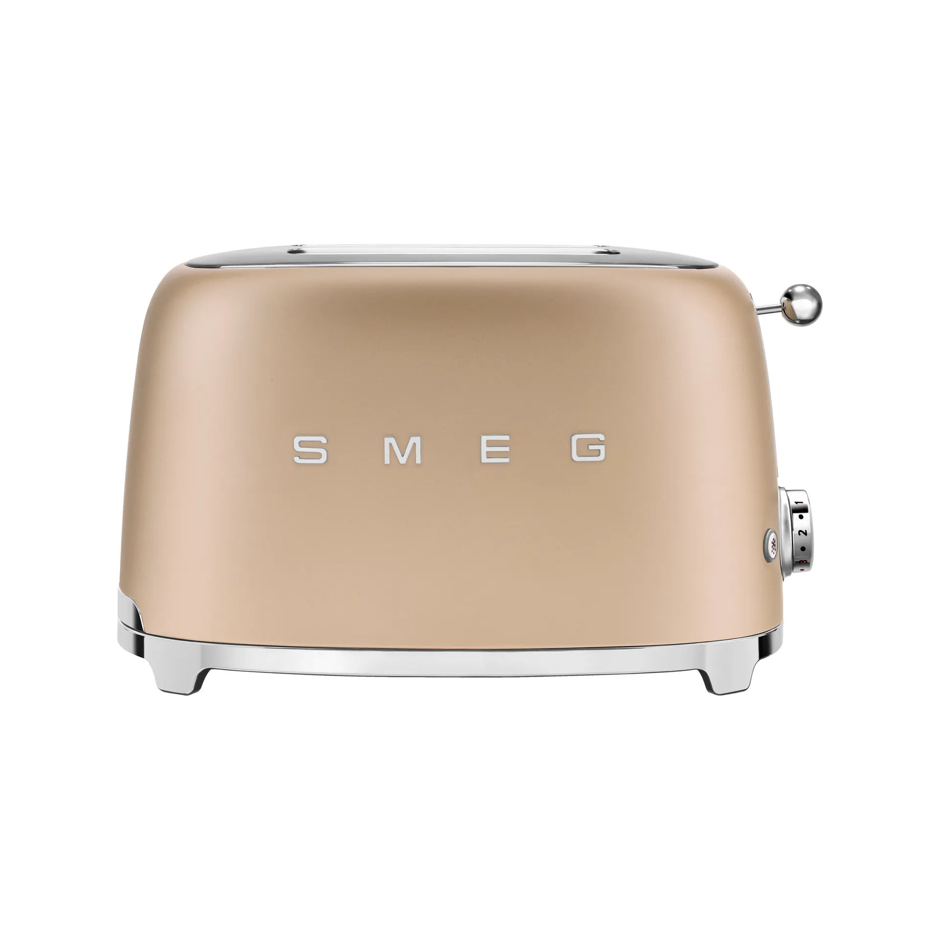 Smeg 50's Style brödrost 2 skivor, Champagne Smeg