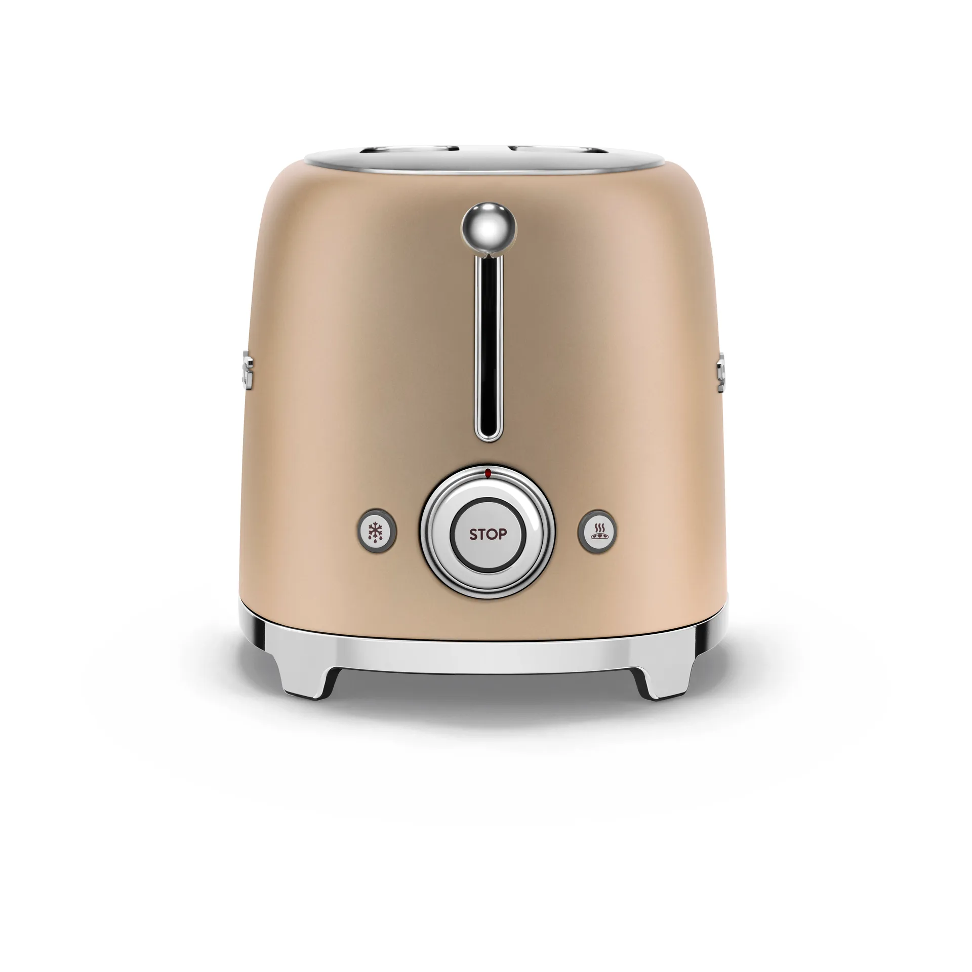 Smeg 50's Style brödrost 2 skivor, Champagne Smeg