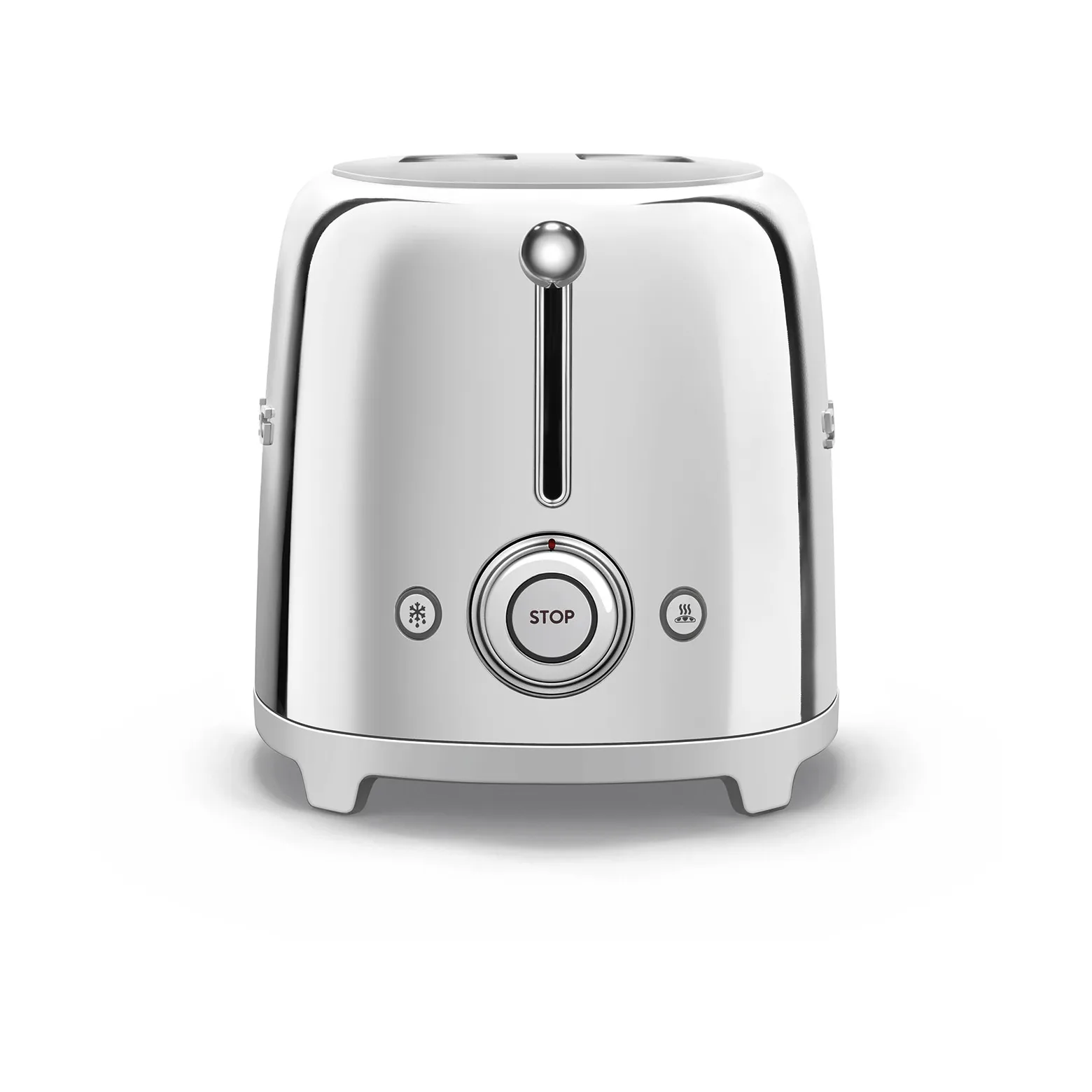 Smeg 50's Style brödrost 2 skivor, Krom Smeg