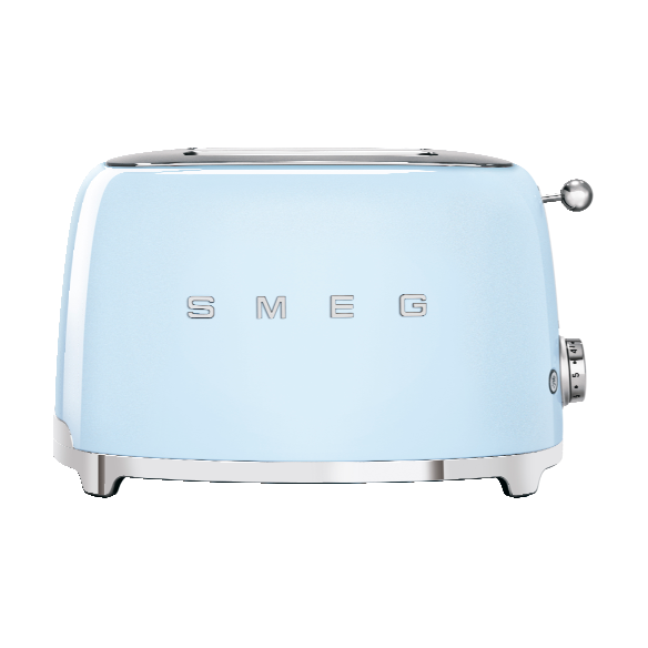 Smeg 50's Style brödrost 2 skivor Pastellblå | Skandinavisk Design | Brödrostar | Blå