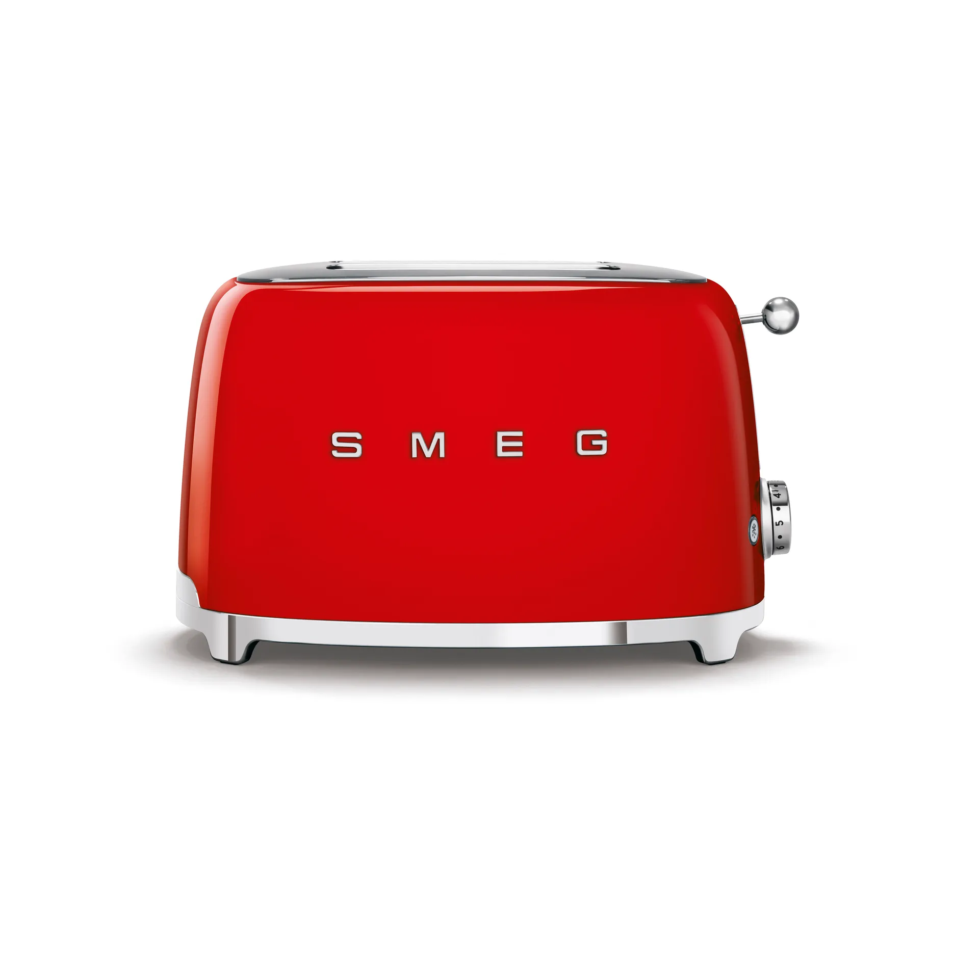 Smeg 50's Style brödrost 2 skivor, Röd Smeg