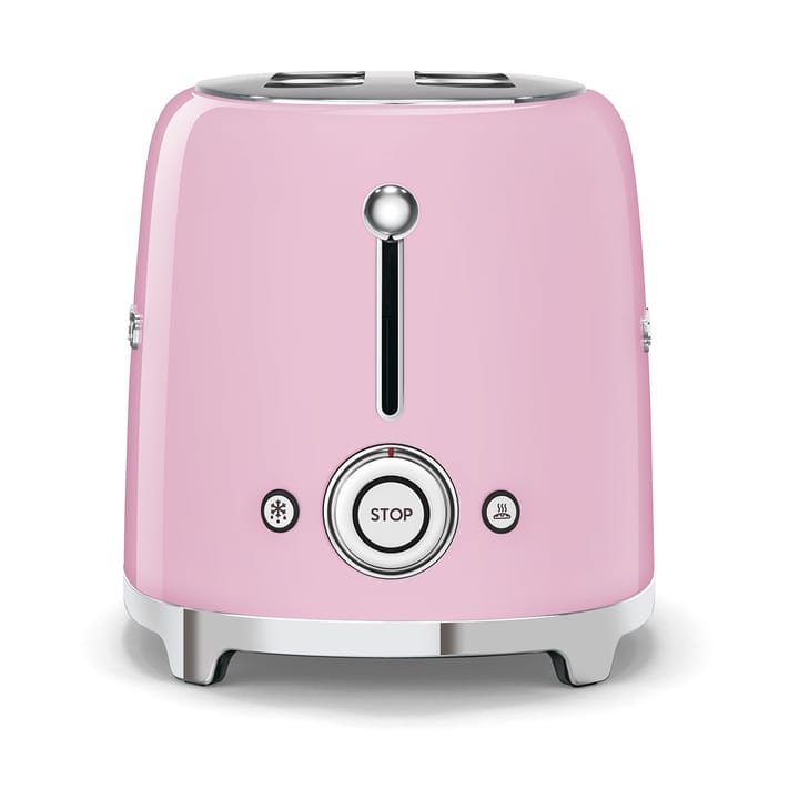 Smeg 50's Style brödrost 2 skivor, Rosa Smeg