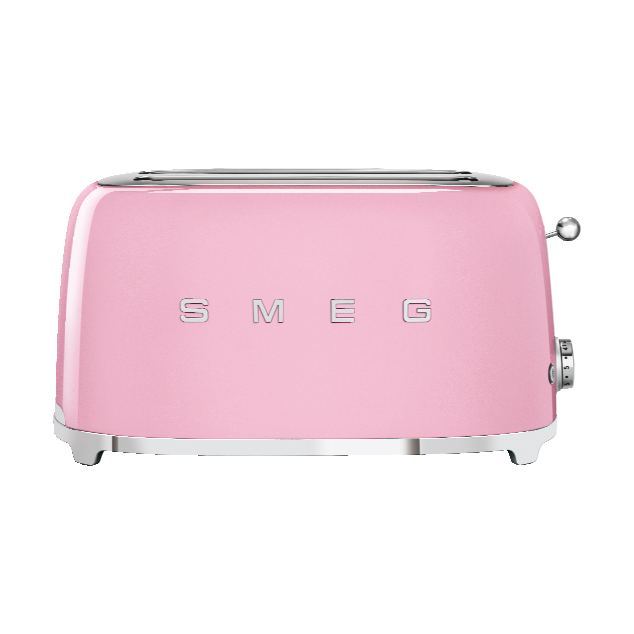 Smeg 50's Style brödrost 4x2 skivor Rosa | Skandinavisk Design | Brödrostar | Rosa