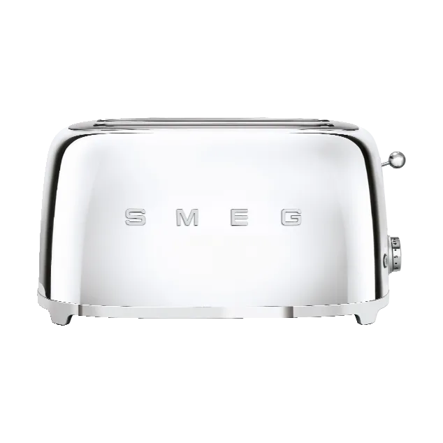 Smeg 50's Style brödrost 4x2 skivor small, Krom Smeg