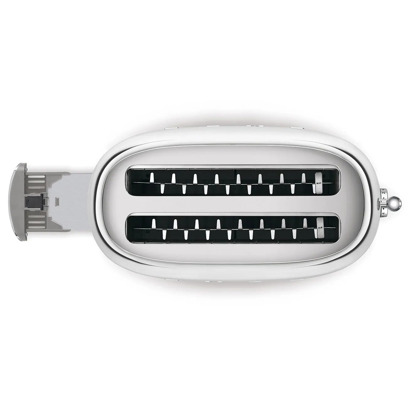 Smeg 50's Style brödrost 4x2 skivor small, Krom Smeg