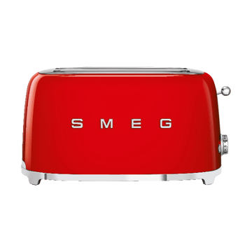 Smeg 50's Style brödrost 4x4 skivor - Röd - Smeg