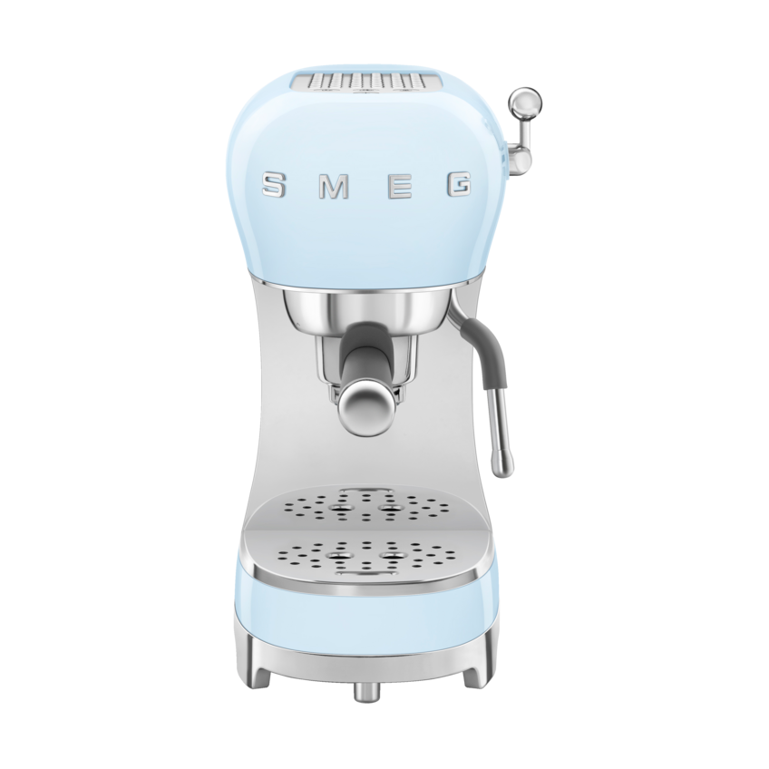 Smeg 50's Style espressomaskin Pastell blå | Skandinavisk Design | Manuella espressomaskiner | Blå