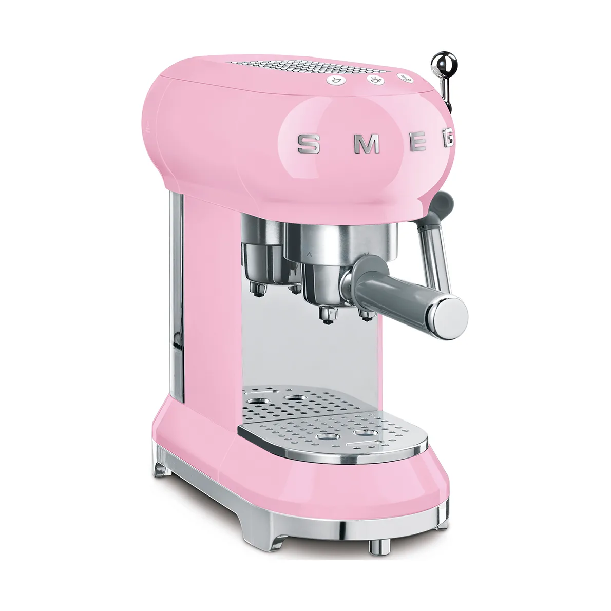 Smeg 50's Style espressomaskin Rosa | Skandinavisk Design | Manuella espressomaskiner | Rosa