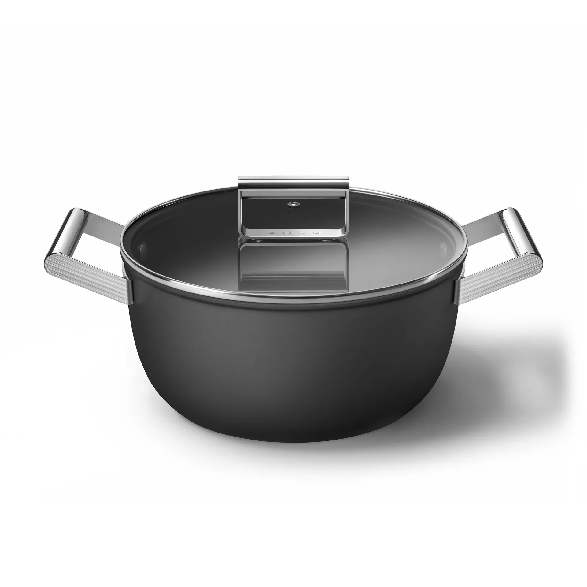 SMEG 50's Style gryta med lock Ø24 cm, Svart Smeg