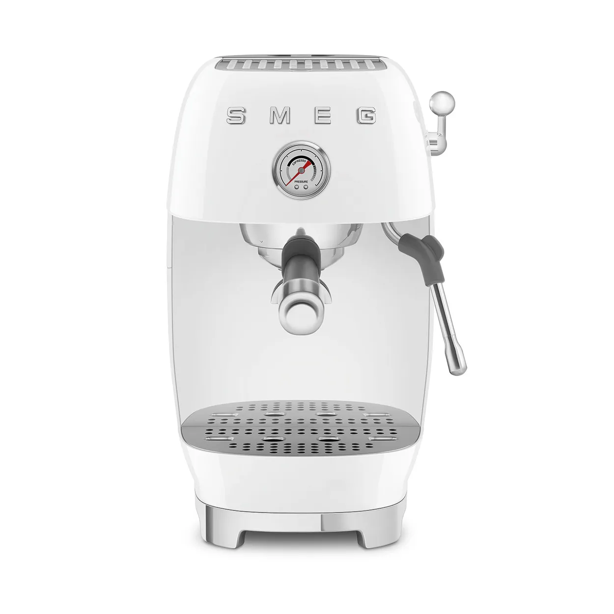 Smeg 50's style halvautomatisk espressomaskin ECF03 White