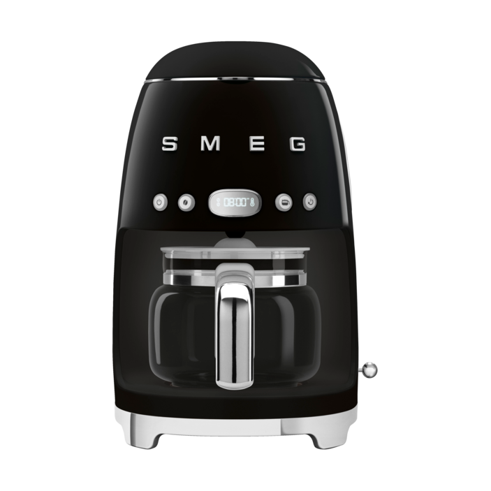 Smeg 50's Style kaffebryggare 10 koppar Svart | Skandinavisk Design | Kaffebryggare | Svart