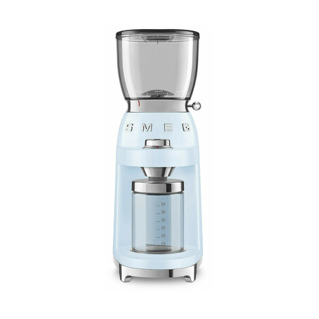 Smeg 50's Style kaffekvarn med återvunnet material Pastell blå