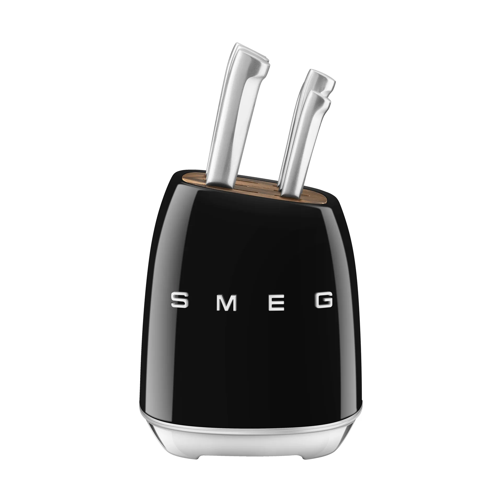 Smeg 50's Style knivset 7 delar, Black Smeg