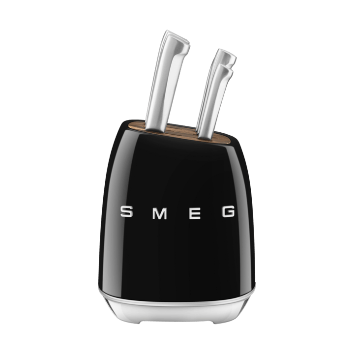 Smeg 50's Style knivset 7 delar - Black - Smeg