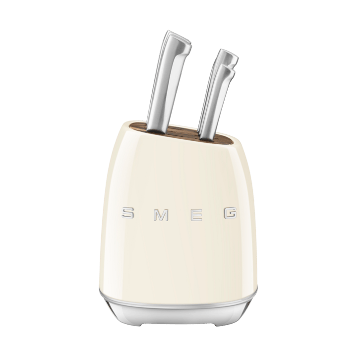 Smeg 50's Style knivset 7 delar - Creme - Smeg