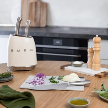 Smeg 50's Style knivset 7 delar - Creme - Smeg