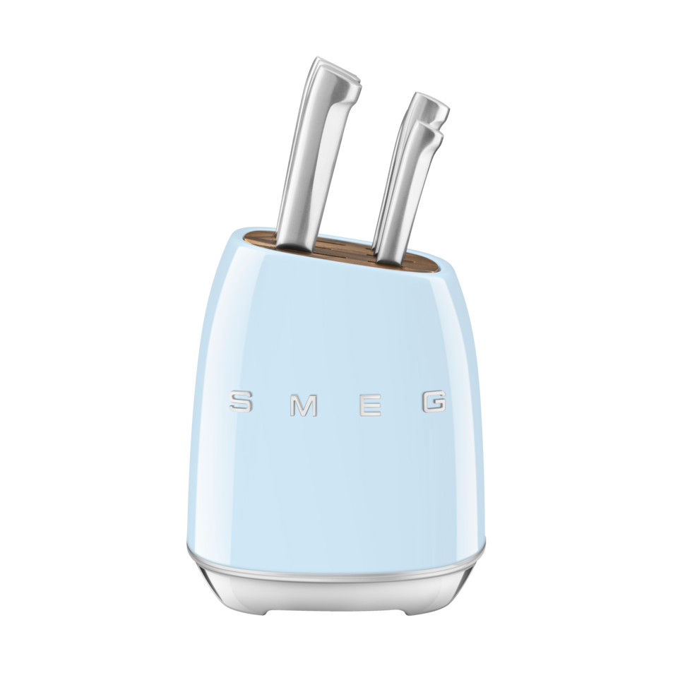 Smeg 50's Style knivset 7 delar Pastell blue | Skandinavisk Design | Knivset | Blå