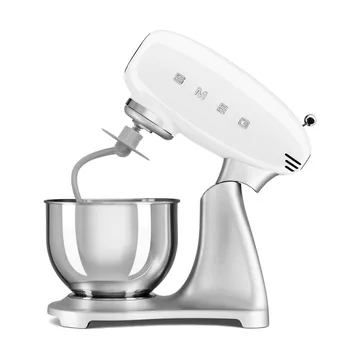 Smeg 50's Style köksmaskin 4,8 L - Vit-silver 800 w - Smeg