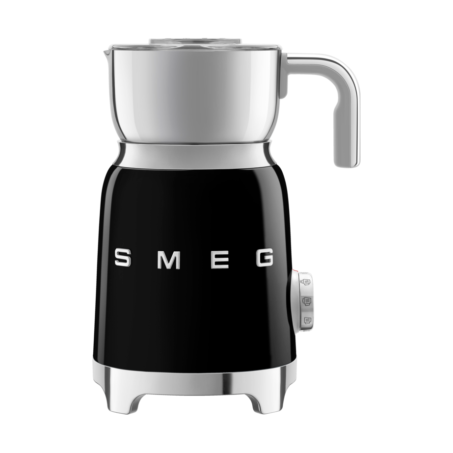 Smeg 50's Style mjölkskummare 60 cl Svart | Skandinavisk Design | Mjölkskummare | Svart